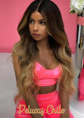 Peluca NA21 "Deluxe Balayage Front Lace"