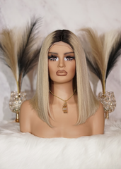 Peluca NA186 "Rock bob blonde"