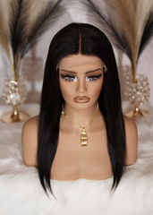 Peluca NA04 "Casual Dark Brown"