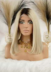 Peluca NA186 "Rock bob blonde"