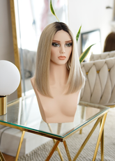 Peluca NA186 "Rock bob blonde"