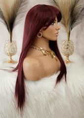 Peluca Kanekalon KS10 "Diamond Wine"