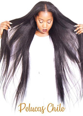 Peluca NA04B "Super Long Brown 32 Pulgadas" [ENCARGO 15 DIAS HABIL]