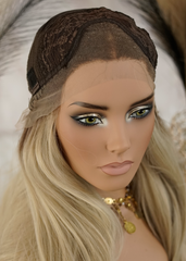 Peluca Kanekalon Lace KFL20 "Elegant Light Blonde"
