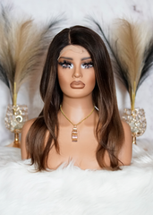 Peluca NA299 "Dark Almond Balayage"  [ENCARGO 15 DIAS HABIL]