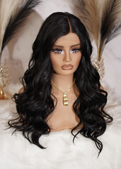 Peluca Kanekalon KFL36 "Wavy Black "