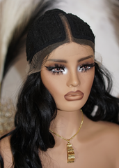 Peluca Kanekalon KFL36 "Wavy Black "