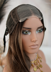 Peluca NA299 "Dark Almond Balayage"
