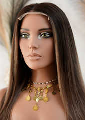 Peluca NA299 "Dark Almond Balayage"
