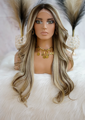 Peluca NA423 "Honey Bronze Highlights"