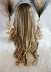 Peluca NA423 "Honey Bronze Highlights"