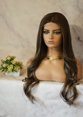 Peluca NA109 "Dark Brown Balayage" [ENCARGO 15 DIAS HABIL]