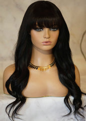 Peluca NA11 "Glam Wavy Bangs"