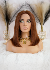 Peluca NA452 "Silk Red brunette Bob"