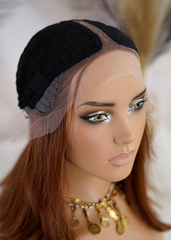 Peluca NA452 "Silk Red brunette Bob"