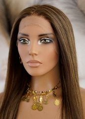 Peluca NA453 "Caramel & Brown highlight" (ENCARGO 15 DIAS HABIL)