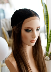 Peluca NA471 "Silk Caramel & Brown highlight"
