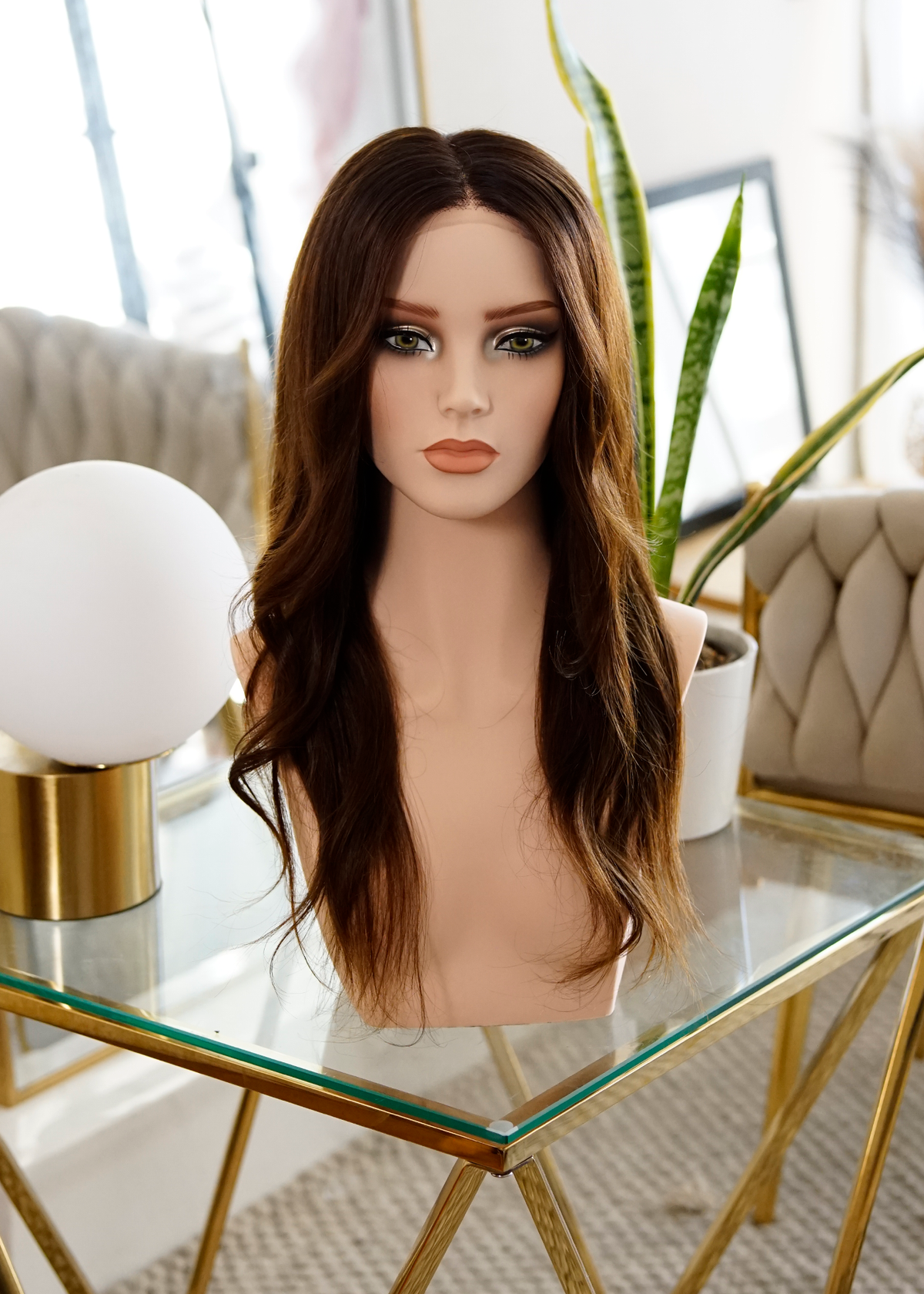 Peluca NA466 "Silk Choco Brunette"