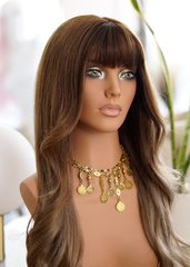 Peluca NA484 "Glam Bangs Ash Blonde"