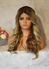 Peluca Kanekalon KFL35 "Wavy Caramel Blonde" [ENCARGO 15 DIAS HABIL]