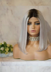 Peluca NA80 "Beauty Silver Bob" [ENCARGO 15 DIAS HABIL]