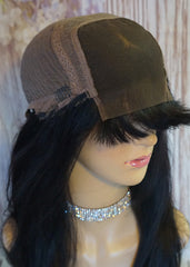 Peluca NA11 "Glam Wavy Bangs"