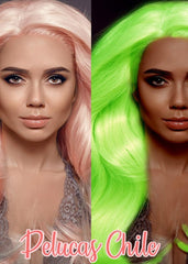 Peluca KFLJ99 "Dual Pink/Fluor Love"