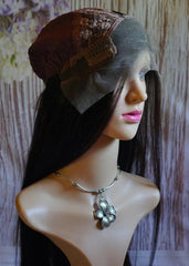 Peluca NA04B "Super Long Brown 32 Pulgadas" [ENCARGO 15 DIAS HABIL]