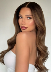 Peluca NA283 "Glam Toffee Brown"