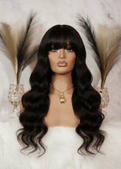 Peluca NA11 "Glam Wavy Bangs"