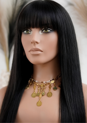 Peluca NA07 "Midnight Black Diva"