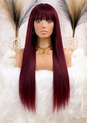 Peluca NA416 "Wine Velvet Bangs" [ENCARGO 15 DIAS HABIL]