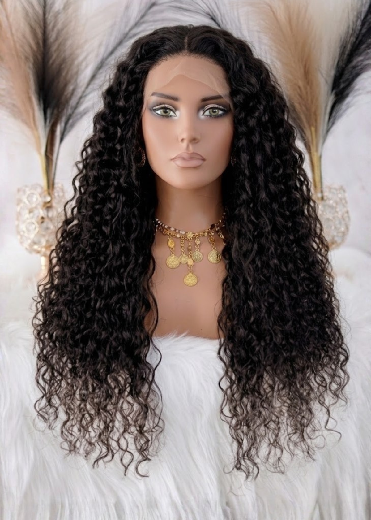 Peluca NA419 "Glamazon Curly Black" [ENCARGO 15 DÍAS HABIL]