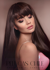 Peluca NA73 "Lady Brown Bangs"