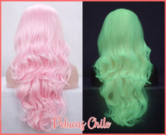Peluca KFLJ99 "Dual Pink/Fluor Love"